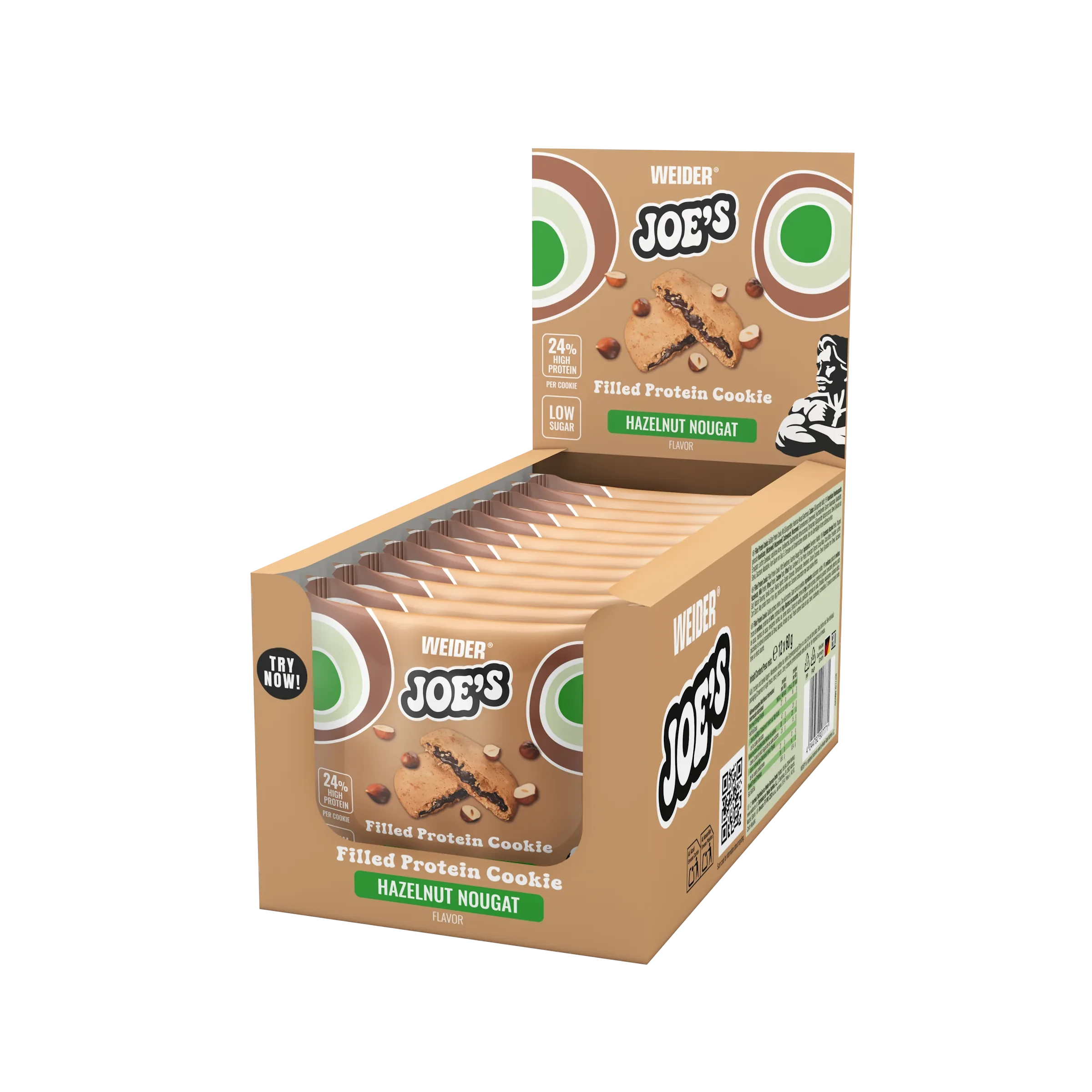 Box of 12 | Joe's Filled Protein Cookies